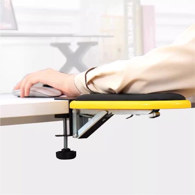 Computer Arm Rest Bracket Desktop Extension Board Arm Wrist Pad Extension Elbow Support Office Foldable Rotating