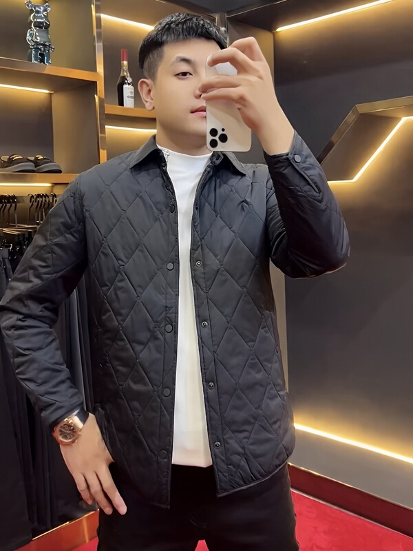 Cotton Jacket Spring New Men's Thin Cotton Jacket Coat Fashionable Casual Versatile Comfortable Slim Fit Top Cotton Jacket Spring New Men's Thin Cotton Jacket Coat Fashionable Casual Versatile Comfortable Slim Fit Top