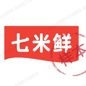 七米鲜餐饮食材的LOGO