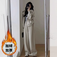 Хаки зимние хлопковые флисовые штаны