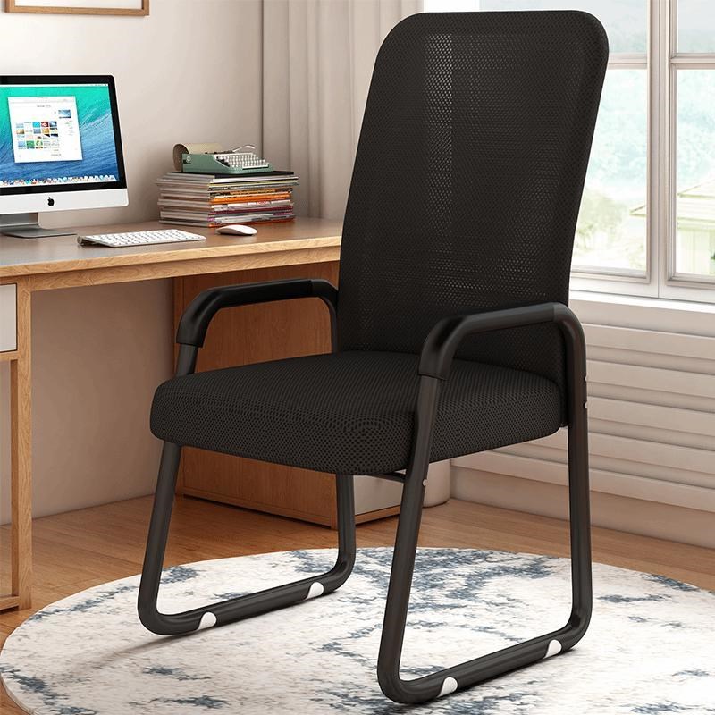 Computer Chair Home Comfort Long Sitting Backrest Dorm Room Learning Chair Bow Staff Office Meeting Mahjong Chair