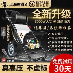 Black Cat Industrial Commercial Car Washing Machine 220V Car Wash Shop High Power Ultra High Pressure Cleaning Machine Farm Floor Brushing Water Pump