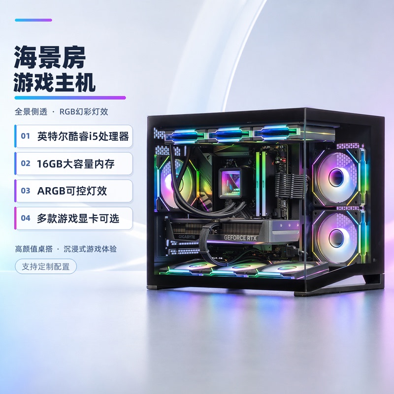 I7 14700Kf/I5 14600Kf 5060Ti Graphics Card Desktop Assembly Computer Host Gaming DIY Complete Machine I7 14700Kf/I5 14600Kf 5060Ti Graphics Card Desktop Assembly Computer Host Gaming DIY Complete Machine