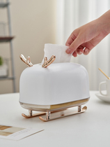 Creative personality tissue box decoration living room dining table coffee table simple modern style home cute girl heart pumping paper box