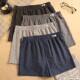 Large Size Loose Men's Cotton Shorts, Men's Striped Boxer Briefs, Men's Home Pants, Comfortable