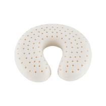 (Self-operated) Paratex Thailand original imported latex U-shaped pillow-shaped cervical spondylosis neck pillow for students to take a nap