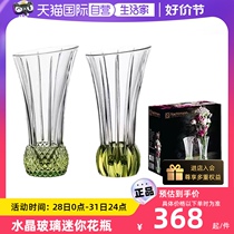 (Self-operated) NACHTMANN German imported crystal glass one-flower small vase household water-growing mini