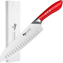 (Self-operated) Kuangshak imported kitchen knife household womens meat cutting and fruit cutting knife chefs special Santoku knife