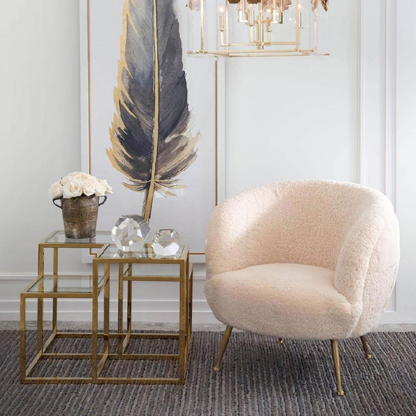 Nordic light luxury bedroom living room single leisure lazy sofa Teddy velvet modern net red balcony sofa chair