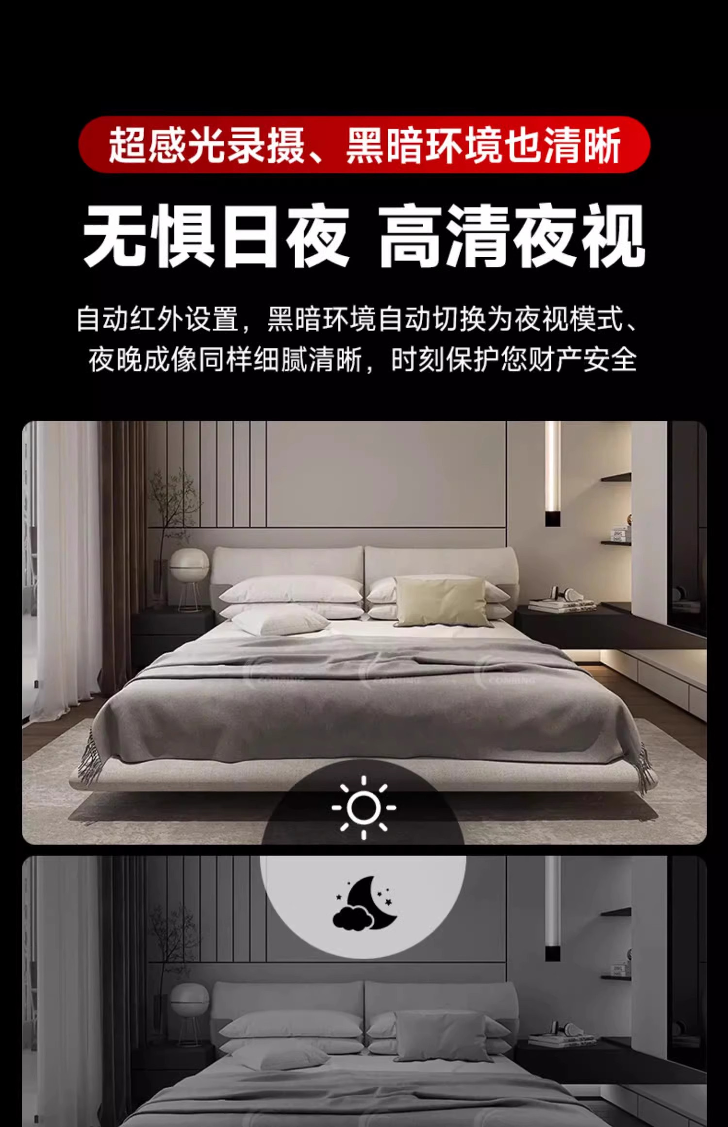 4g/5g摄像头 无线监控摄像头360度远程无网监控摄像头免插电用监控夜视