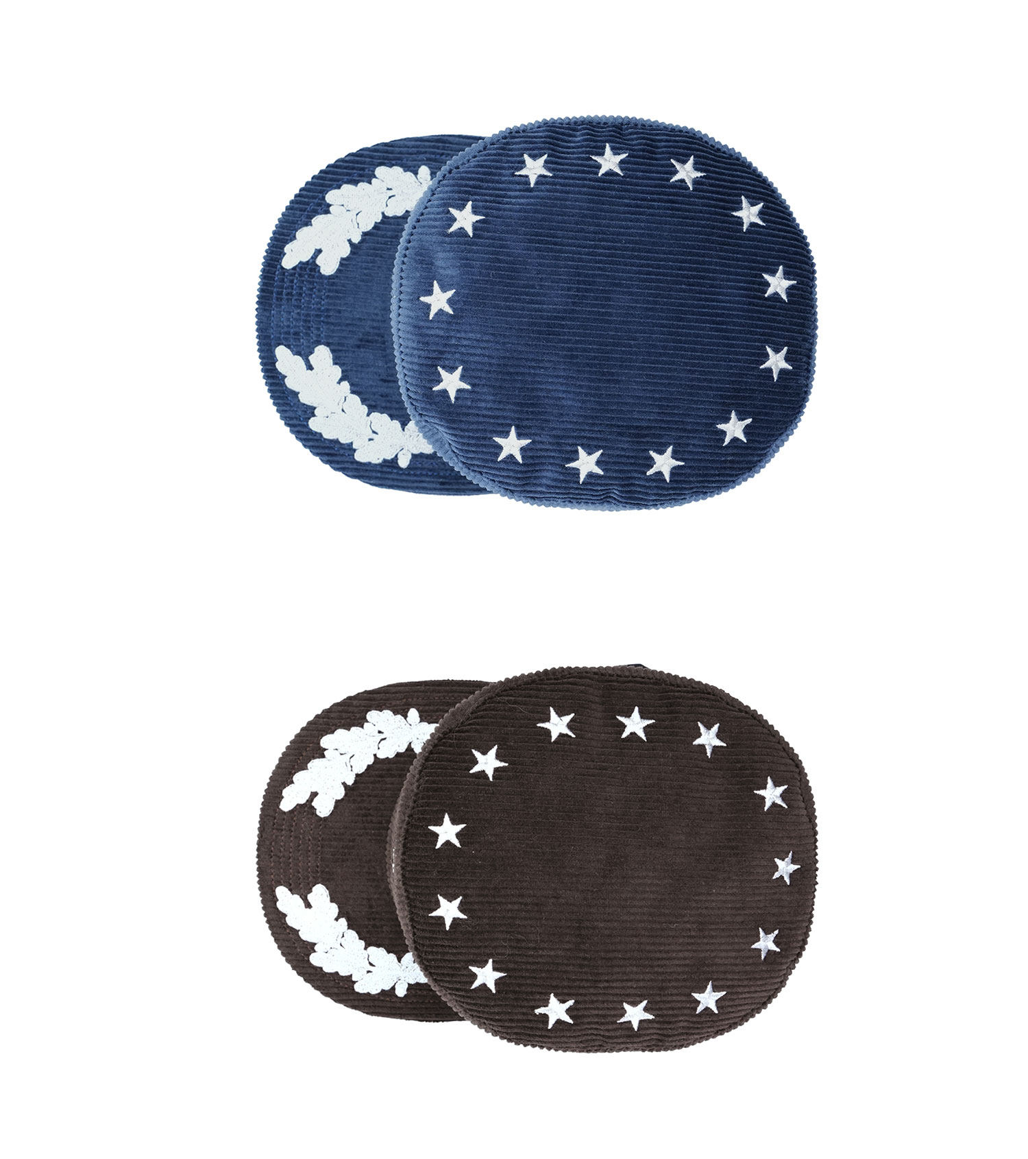 LIBERAFIT Corduroy Embroidered Pillbox Hat