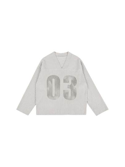 ＜认准原版，黄星同款＞ LIBERAFIT美式V领毛衣坑条针织长袖球衣