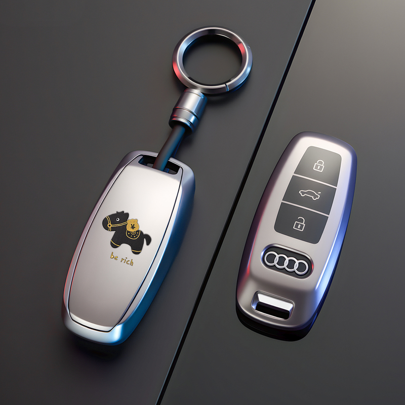 Suitable for Audi A6L Key Cover, 25 Models, A3L Exclusive, A7L Car, Q4E-Tron Premium, A4L Shell, Q5L Buckle, Q6
