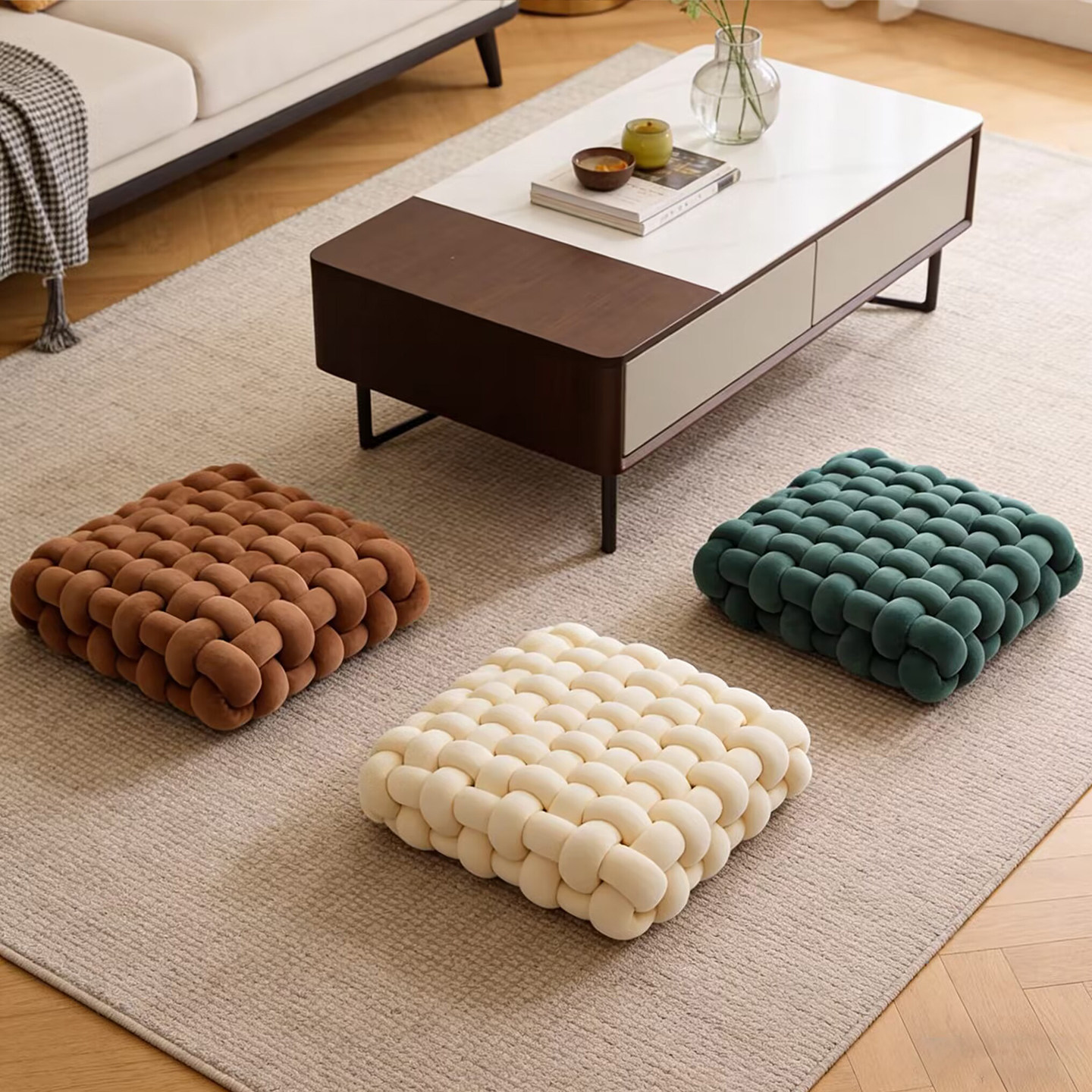 Cushion chair cushion lazy floor cushion tatami bay window futon home floor mat anti-butt pain carpet butt cushion