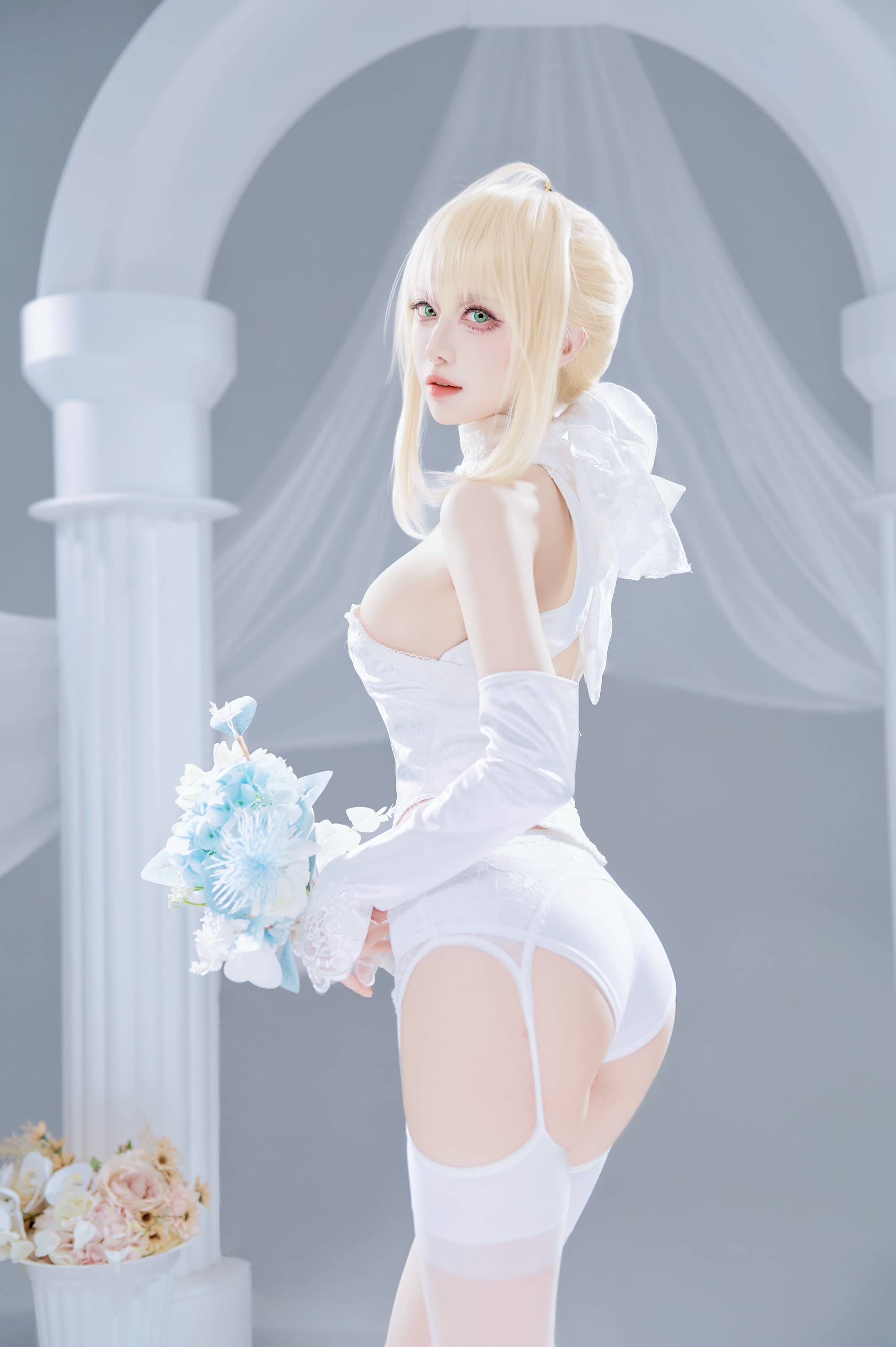 Shika小鹿鹿 FGO Saber花嫁