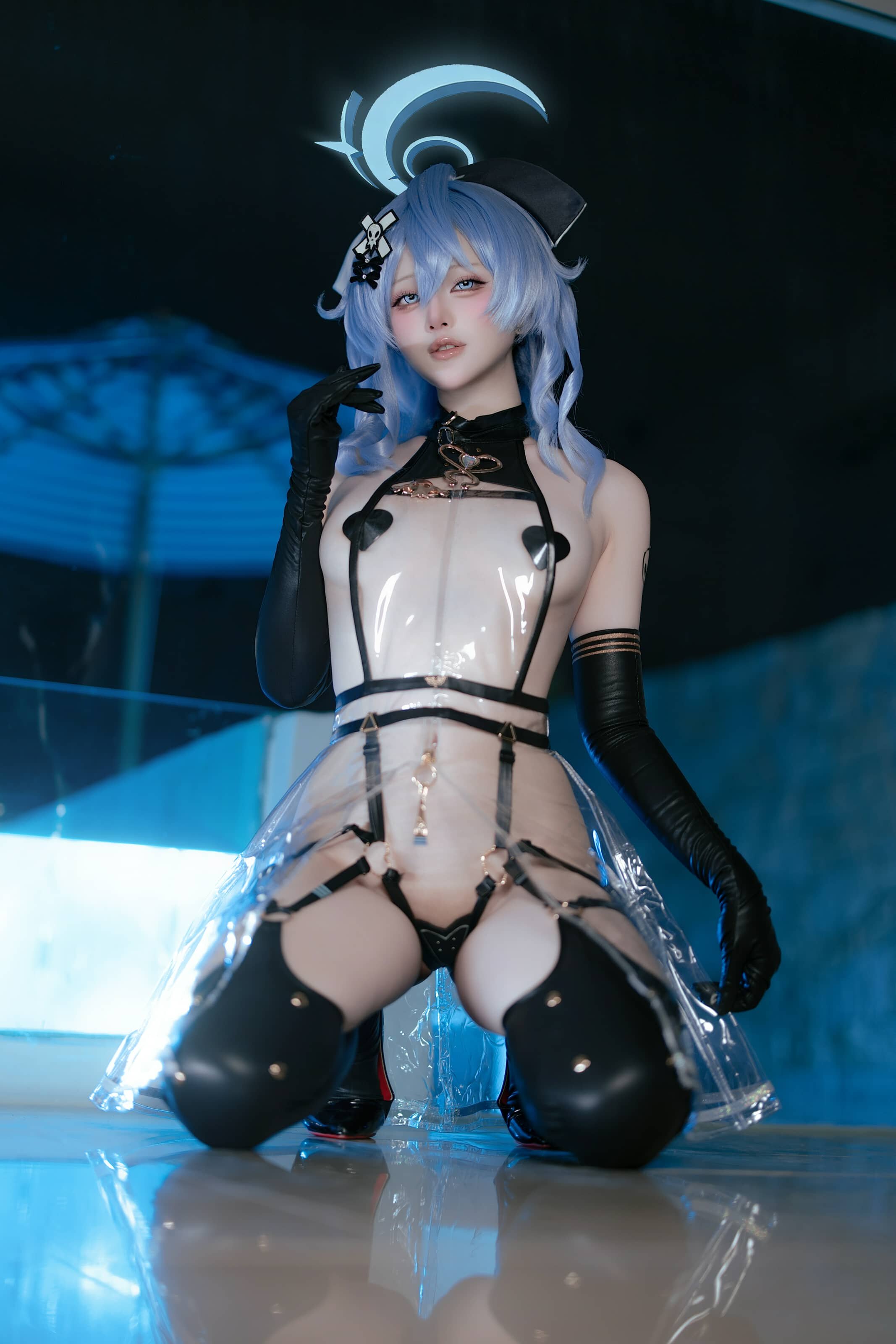 屿鱼Yukako 蔚蓝档案 亚子 同人透明护士