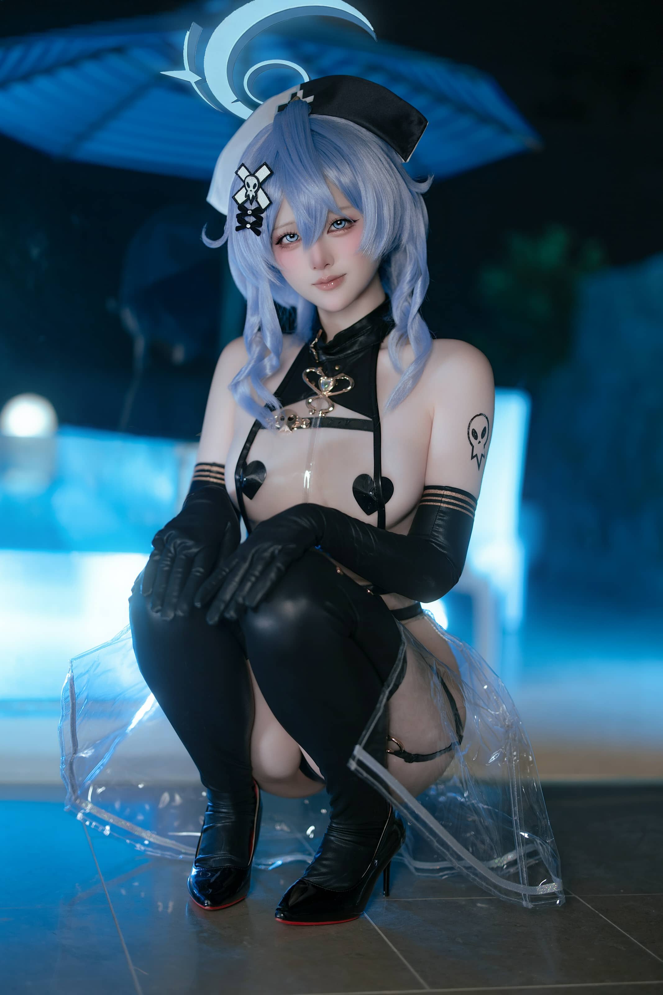 屿鱼Yukako 蔚蓝档案 亚子 同人透明护士