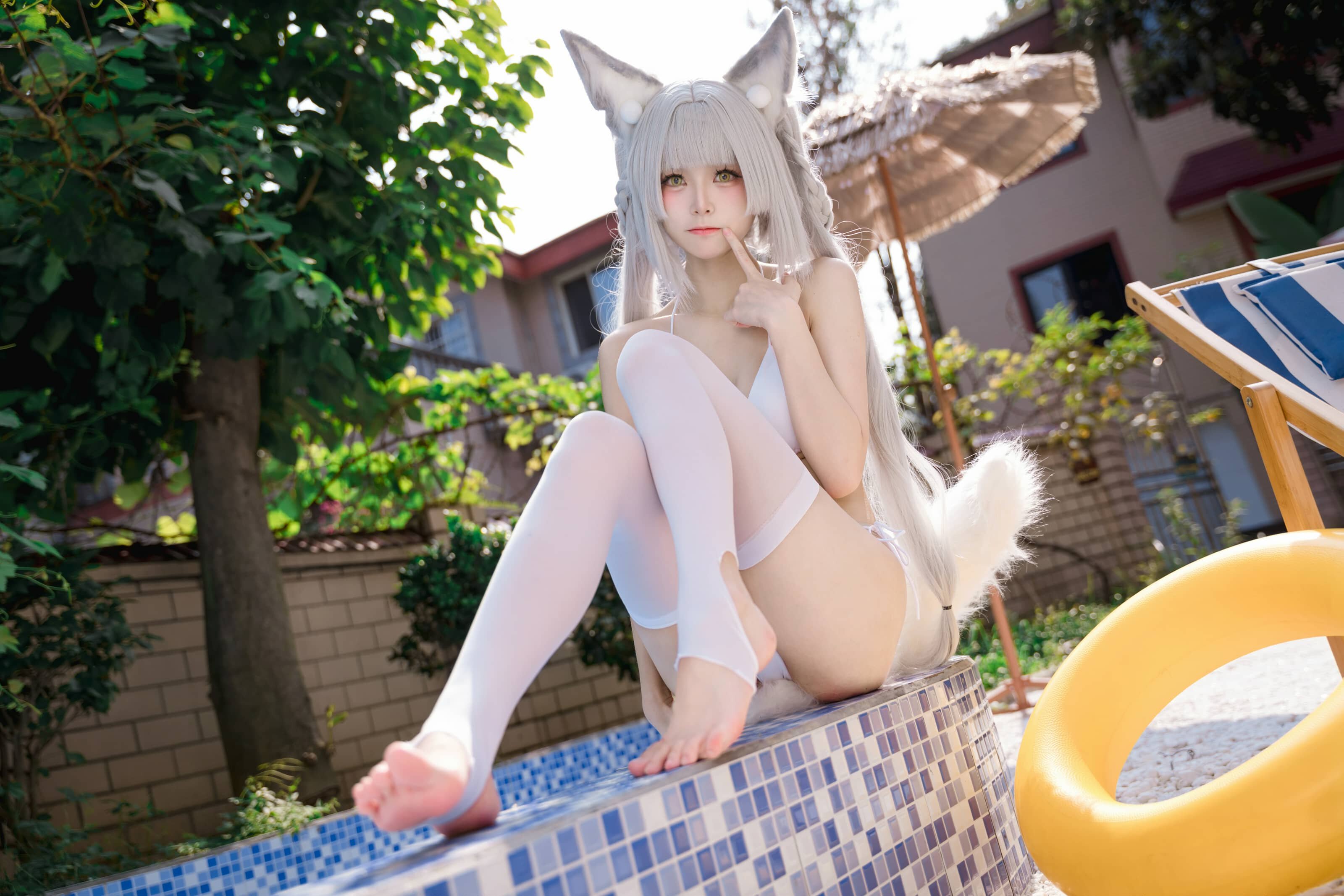 九柒喵 碧蓝航线 朝凪泳装