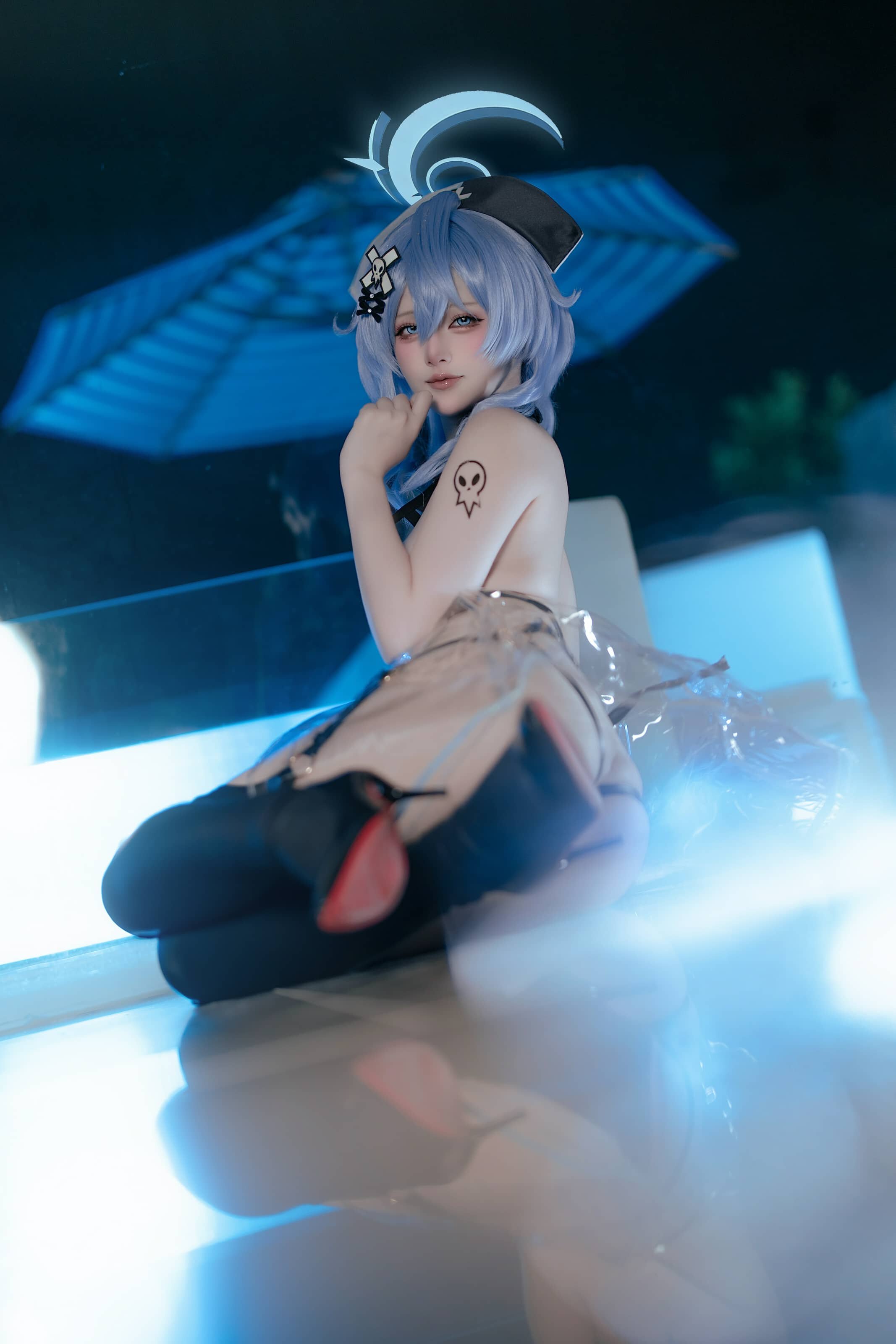 屿鱼Yukako 蔚蓝档案 亚子 同人透明护士