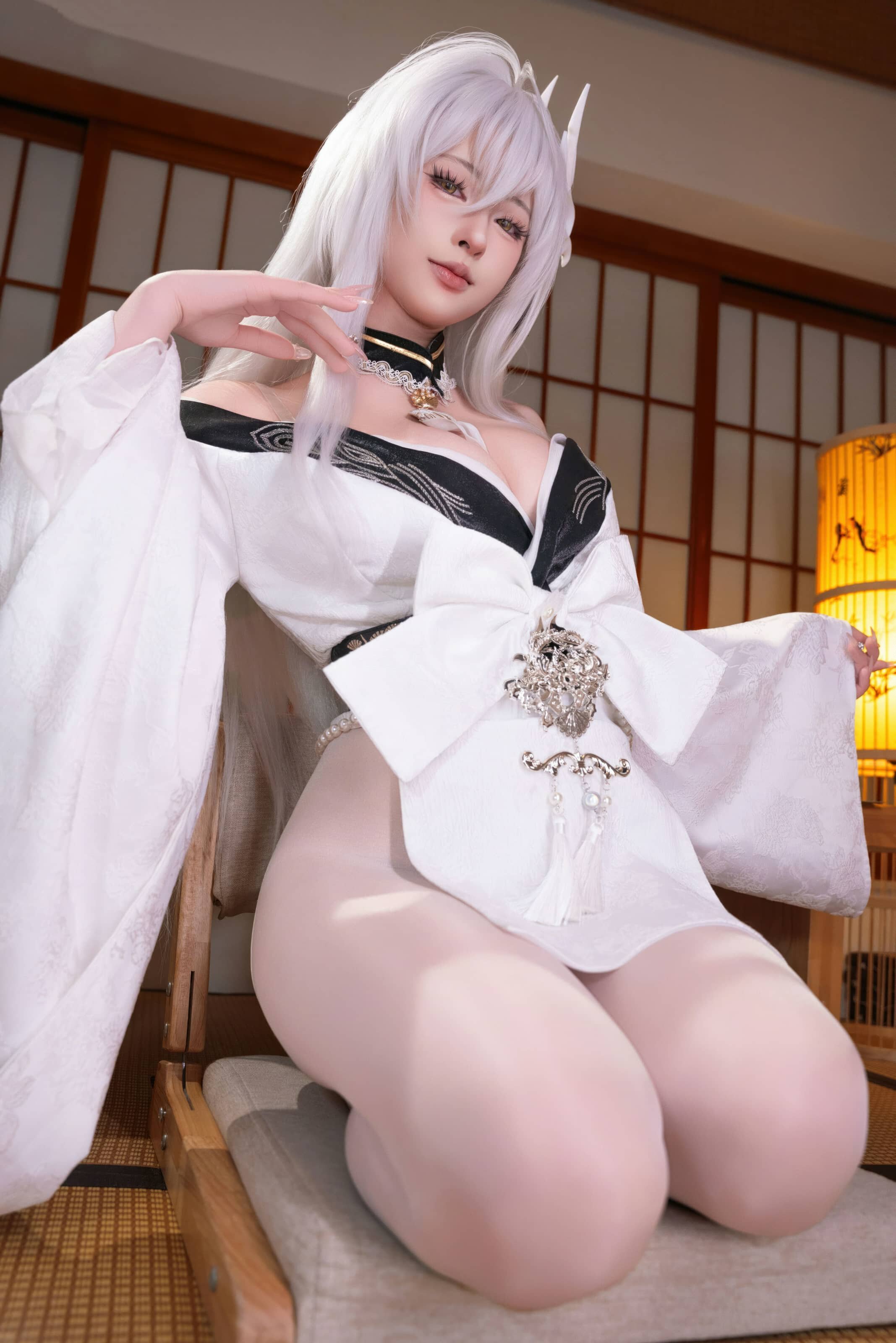 清水由乃 碧蓝航线 白凤和服