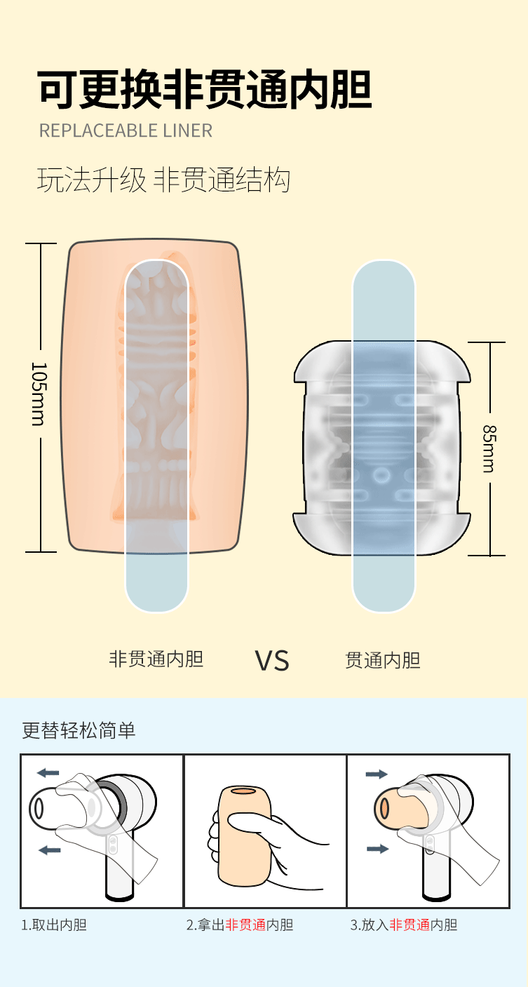 米杯ONE全自动电动飞机杯电吹风式伸缩吸吮夹吸男性自慰名器