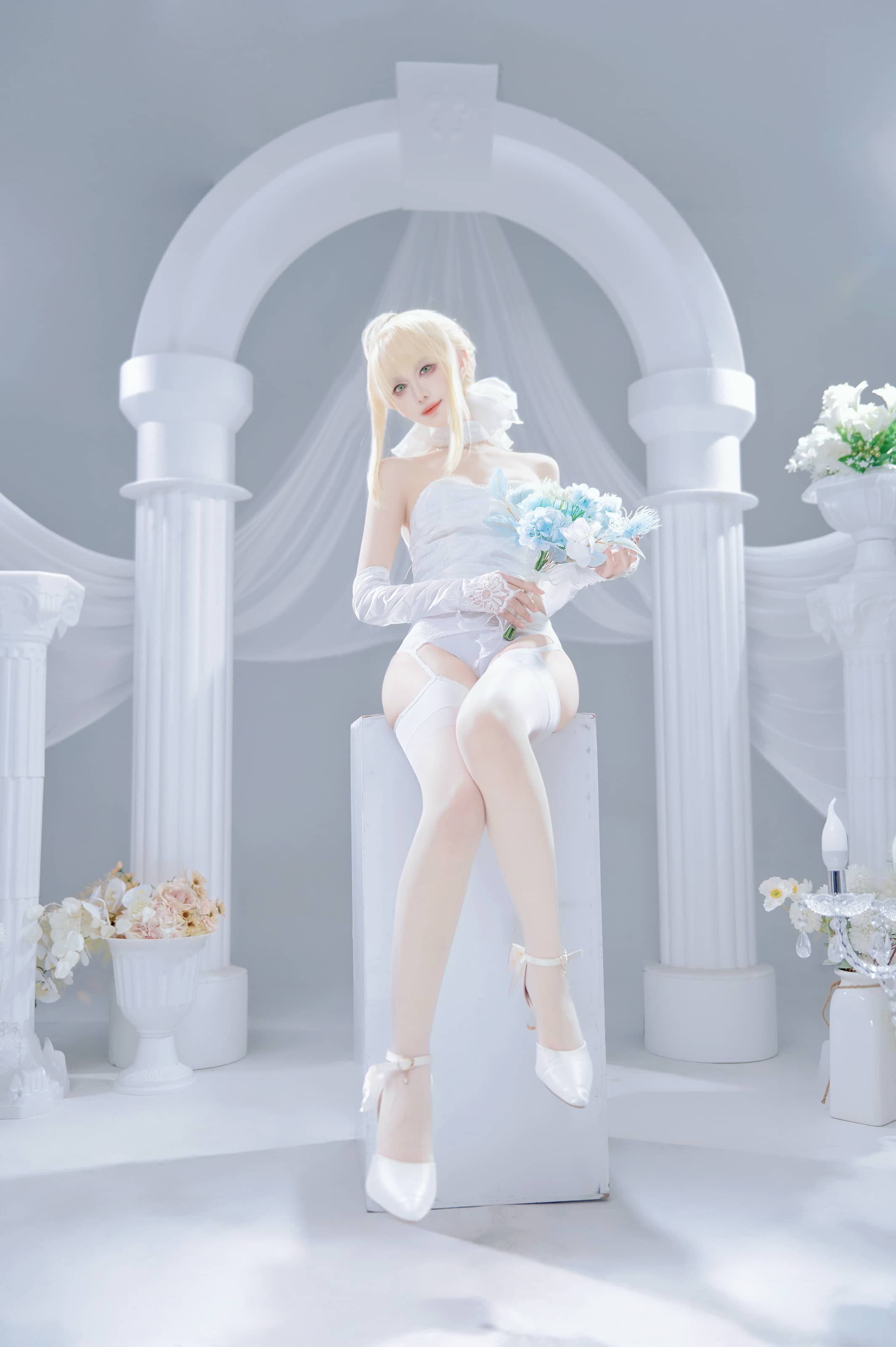 Shika小鹿鹿 FGO Saber花嫁