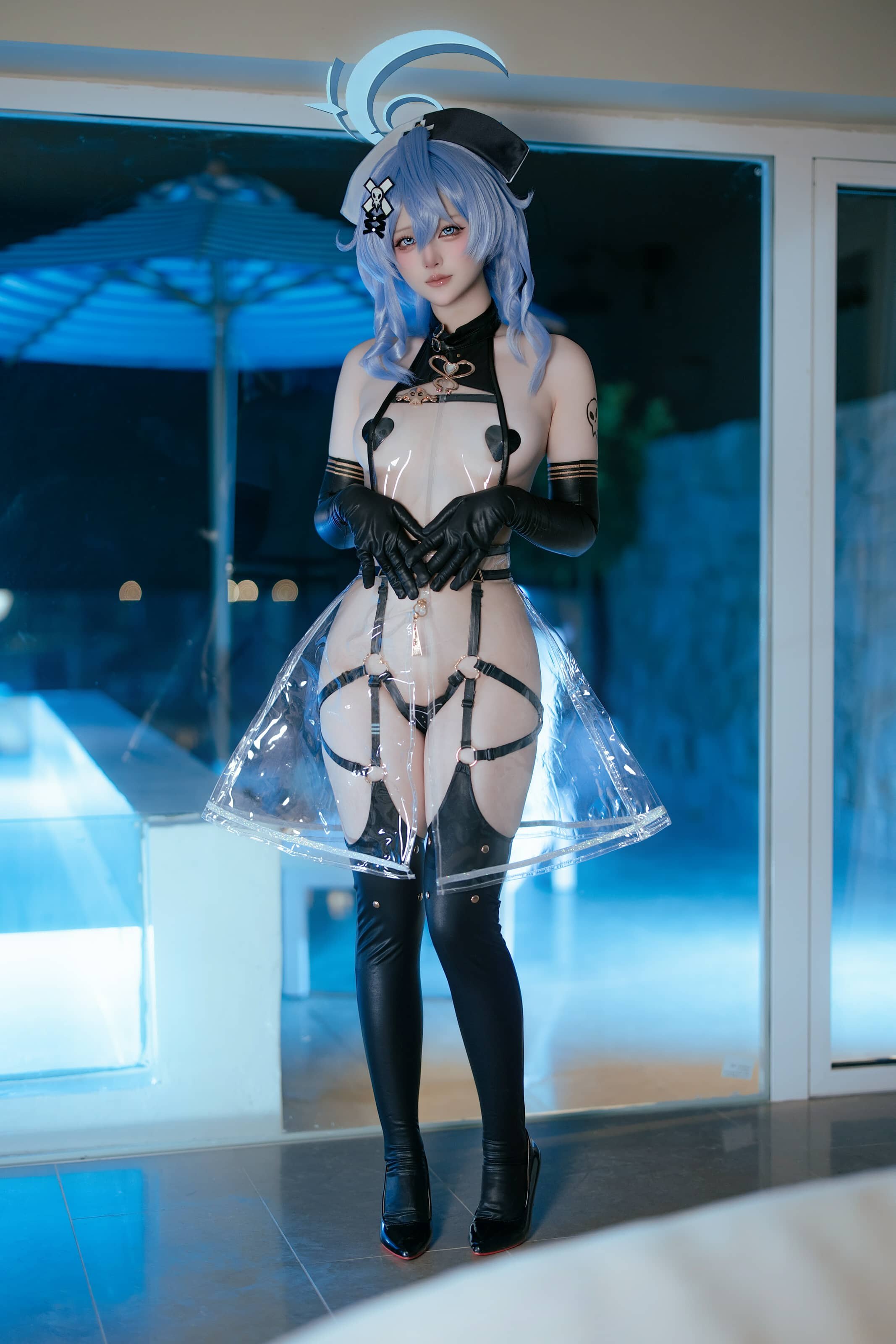 屿鱼Yukako 蔚蓝档案 亚子 同人透明护士