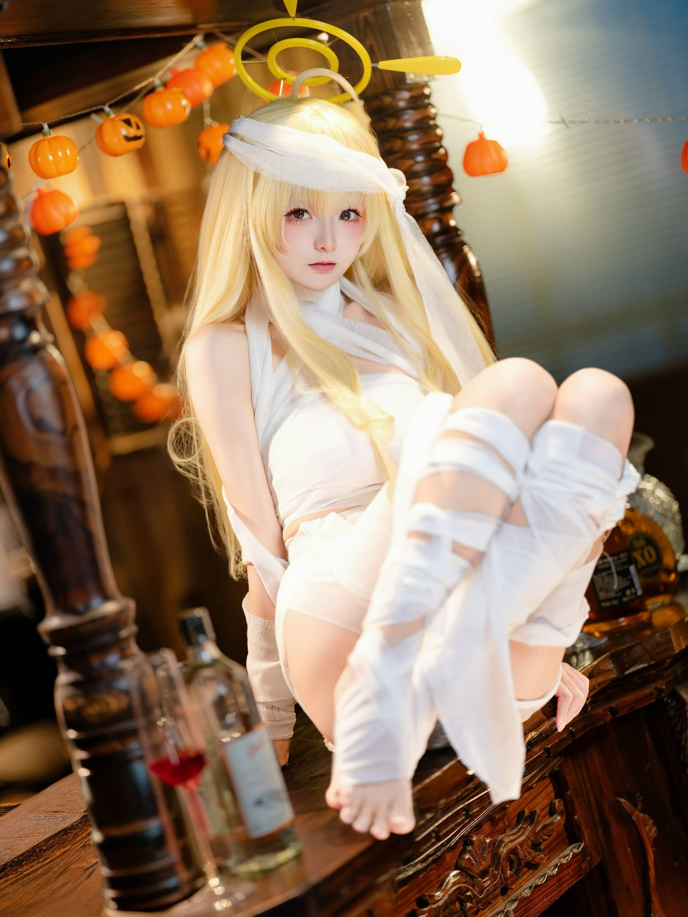 九柒喵 蔚蓝档案 好美+妃咲万圣节