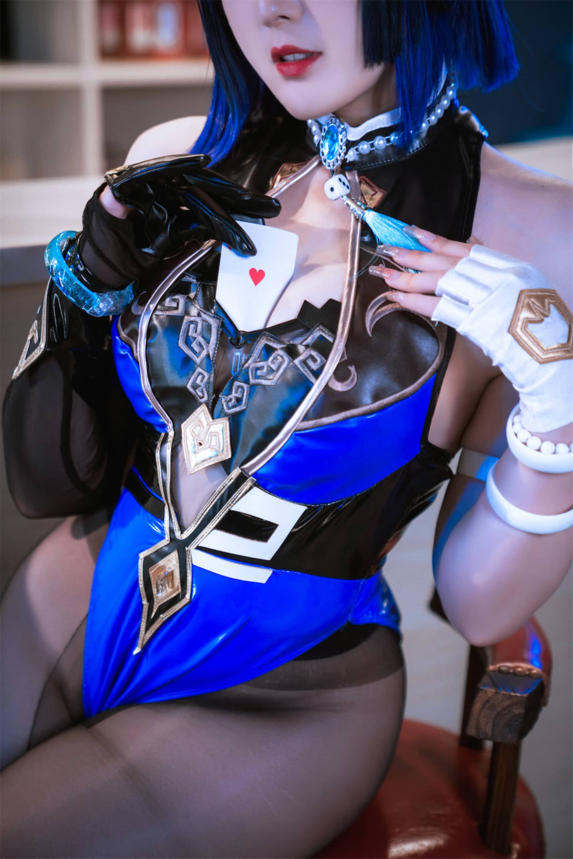 Natsuko_夏夏子 原神 夜兰兔女郎