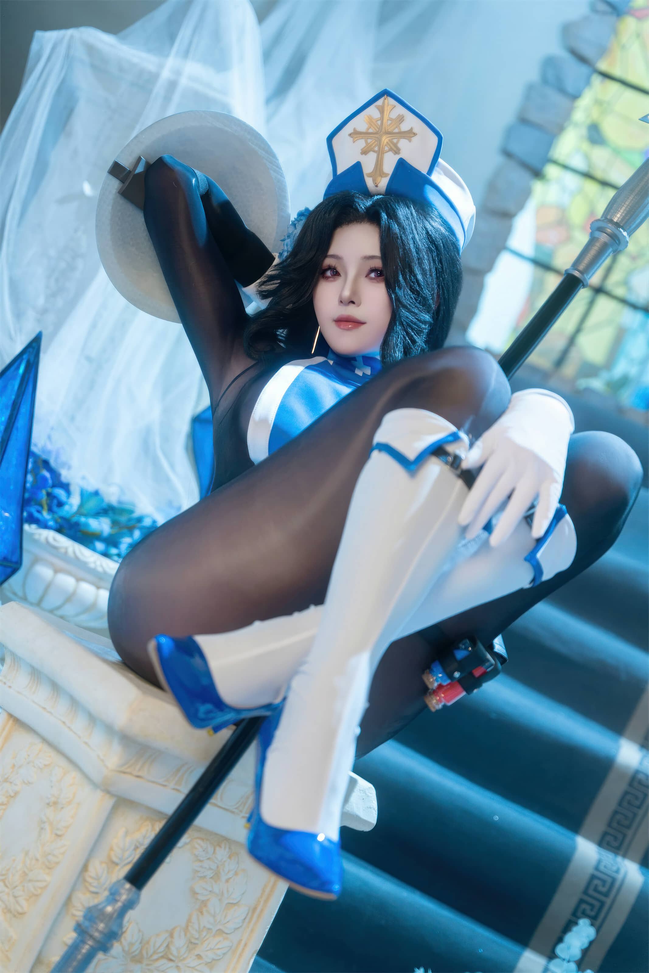 Natsuko_夏夏子 Nikke胜利女神 梅登·冰玫瑰