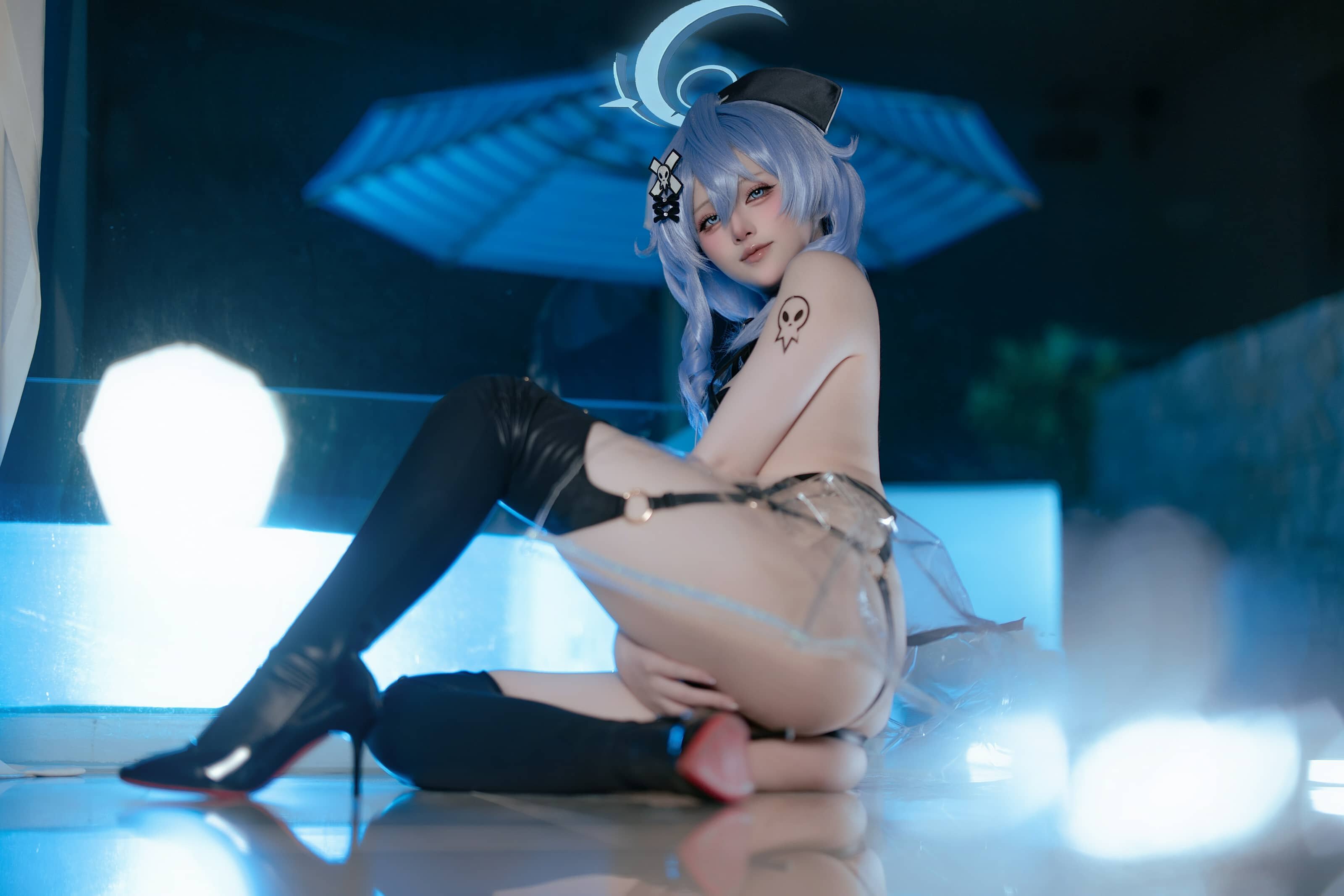 屿鱼Yukako 蔚蓝档案 亚子 同人透明护士