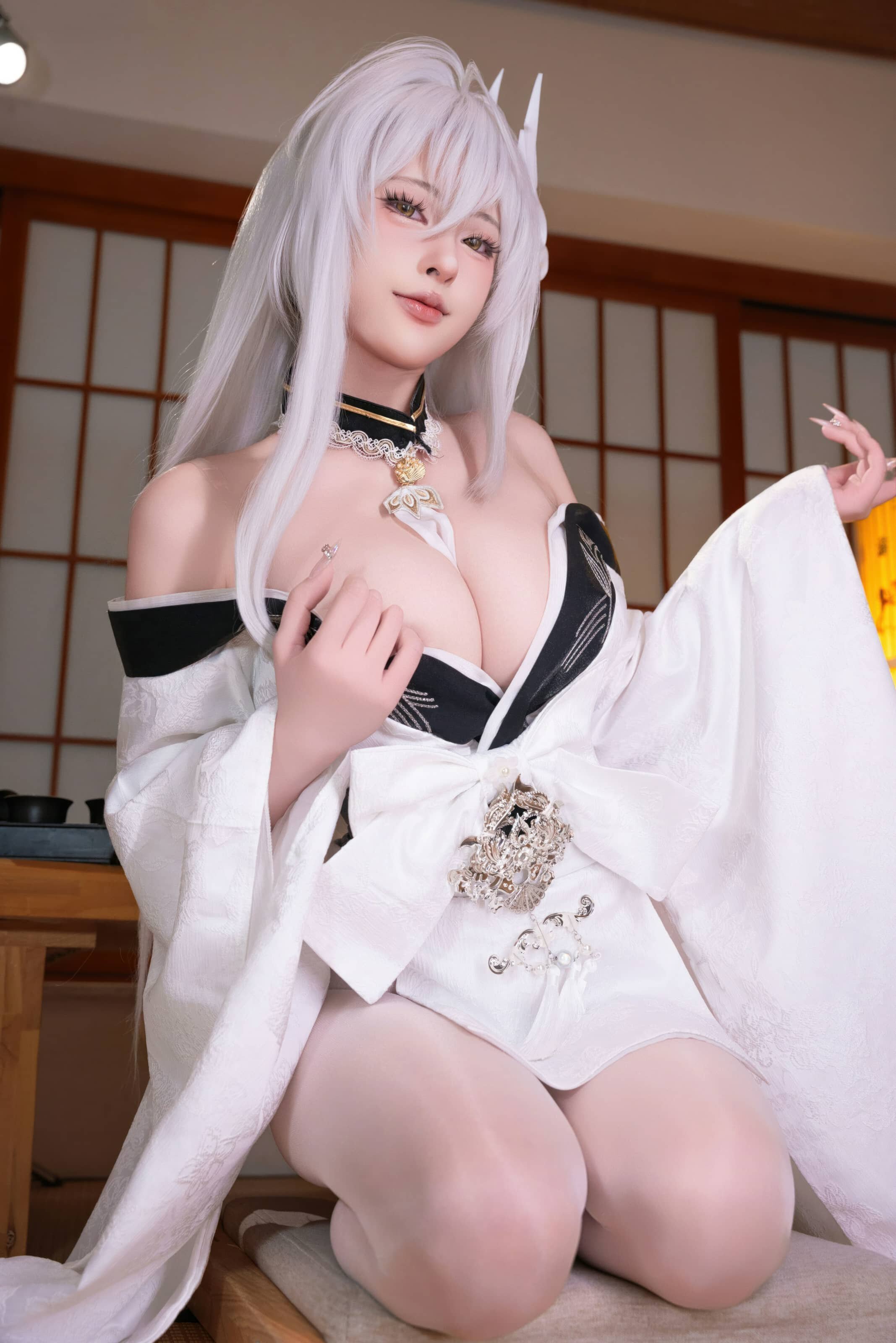 清水由乃 碧蓝航线 白凤和服