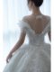 Wedding Dress Bride 2026 New Style Main Gown High-End Texture Custom Light Dress Petite Plus Size Pregnant Women Heavy Craftsmanship