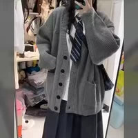 Вязаный свитер [весенние наряды/стиль miu miu/популярные горячие свитера 2025 года/шикарные корейские наряды ранней весны/ленивый стиль Fair Island/высококачественные уникальные и супер красивые/осень 2024 года и зима]