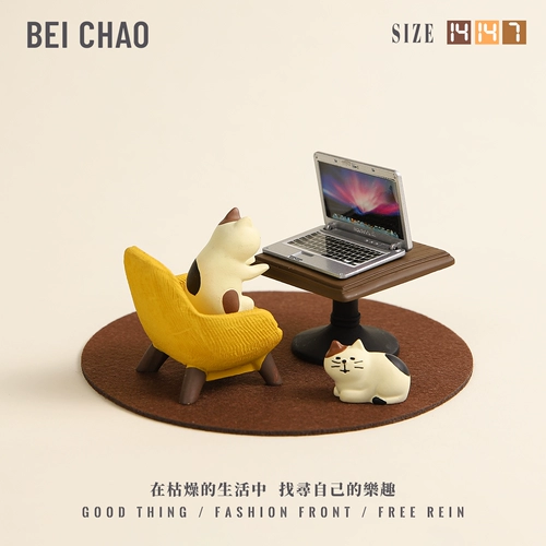 Милое настольное креативное украшение для ногтей, эмоциональный декор