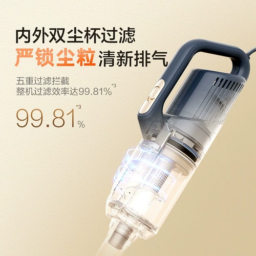 Supor Vacuum Cleaner Домохозяйство Супер сильная большая всасывающая пилотная рука с небольшим вакуумным чистящим средством сосание кошачьего артефакта вакуумная очиститель C3