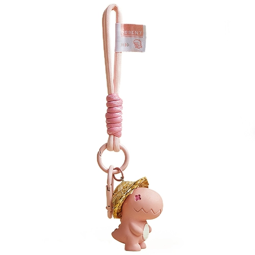 Оригинальный дизайнерский динозавр из пластика, брелок для ключей, подвеска, фигурка, подарок на день рождения