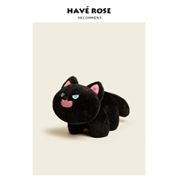 Жареный кот-черный большой размер (орнамент)