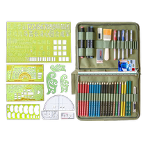 Topographic work diagram tool suit Package Cheng Hongpeu Operating линейка Conductor линейка оценки чертежа линейки с