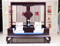 Zambian blood sandalwood African lobular rosewood Arhat bed imperial concubine bed kang table Chinese style antique mahogany furniture