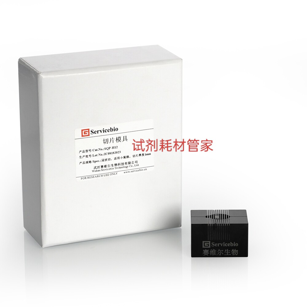 切片模具 冠切 小鼠脑 切片厚度1mm 用于制备脑组织特定部位脑片