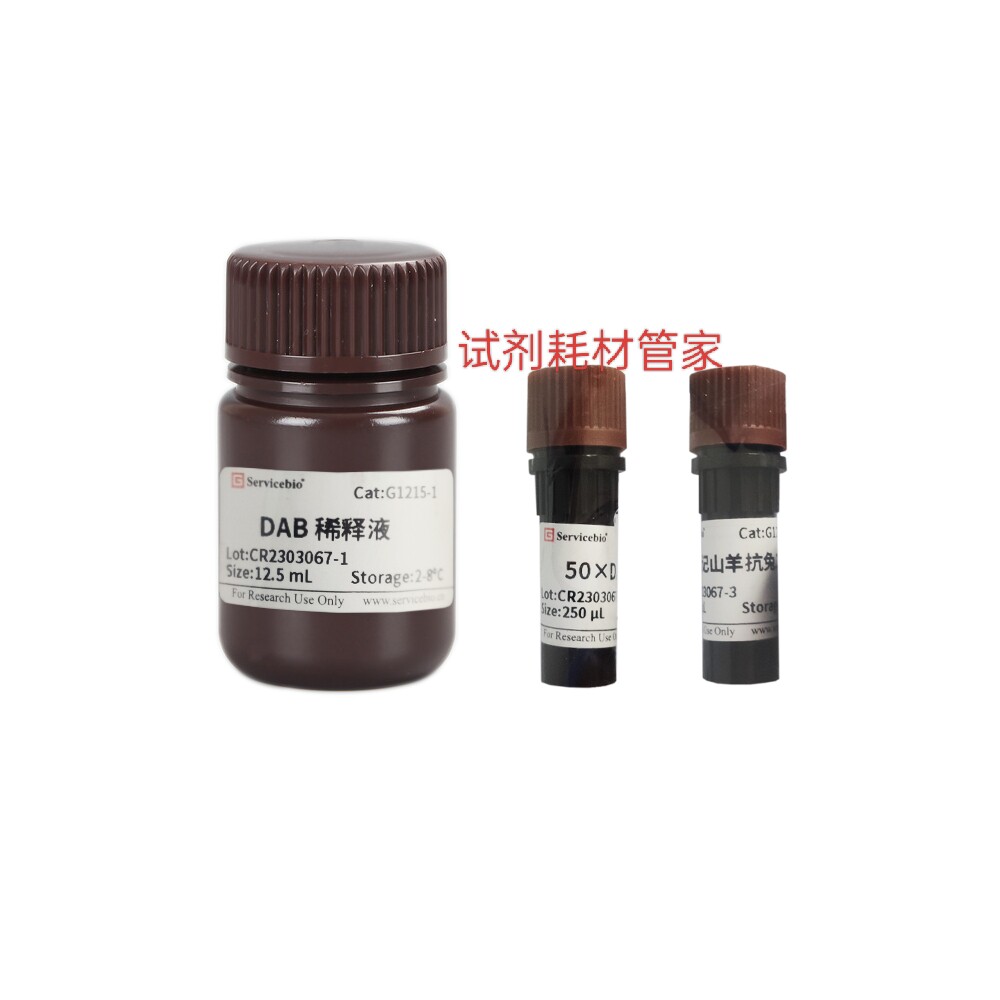 免疫组化试剂盒（抗兔二抗）适用于一抗来源为兔的抗体的后续显色
