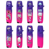 Sanrio, мультяшная розовая клубника, надувная ветрозащитная зажигалка для друга, градиент