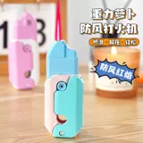 Креативная ветрозащитная неоновая зажигалка, популярно в интернете, 3D