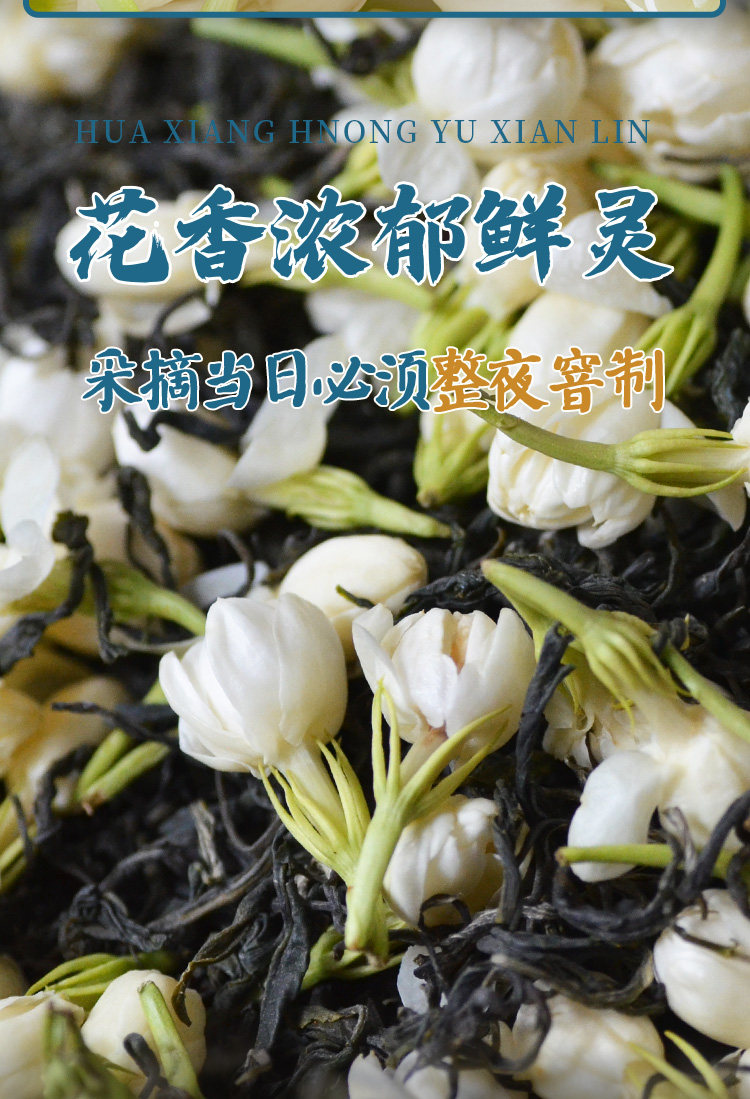 江西老字号 春蕾 一级浓香茉莉花茶 100g 图5