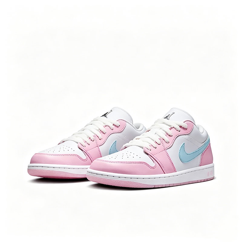 Aj1Low Air Jordan Cat Claw Ice Cream Pink White Blue Low-Top Basketball Casual Women's Shoes Hm3706-141 Aj1Low Air Jordan Cat Claw Ice Cream Pink White Blue Low-Top Basketball Casual Women's Shoes Hm3706-141