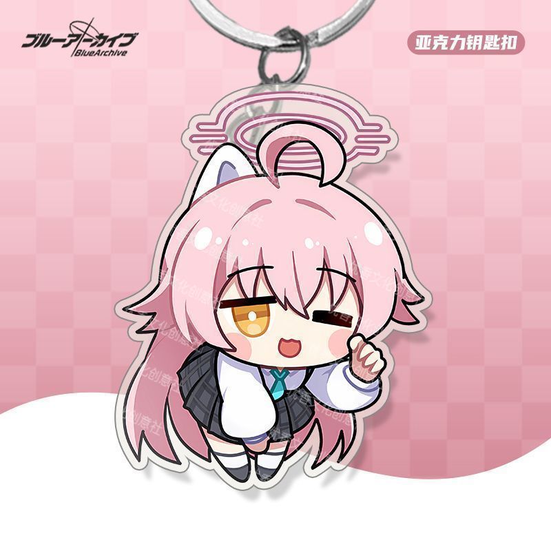 Blue Archive Merchandise Keychain Hoshino Shirako Arona Anime Acrylic Bag Charm Blue Archive Merchandise Keychain Hoshino Shirako Arona Anime Acrylic Bag Charm