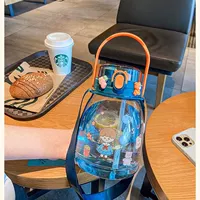 Синяя ручка, наклейка, 1300 мл