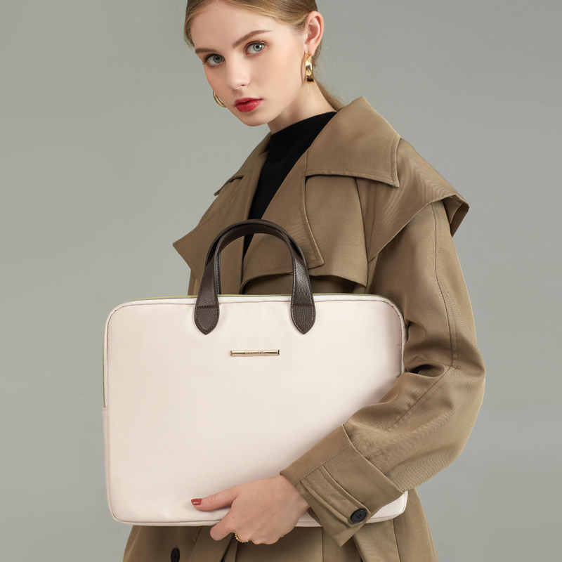 Fashionable Lightweight кожзаменитель Leather Handle Computer Bag Busin 