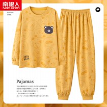 Pyjamas Womens Spring and Autumn Pure Cotton Long Sleeve Cartoon Set head Home Autumn Winter Students New 2022 2022